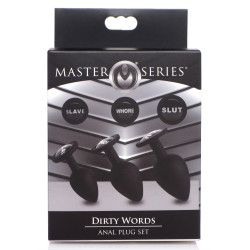 Master Series Kit de 3 plugs Dirty Words